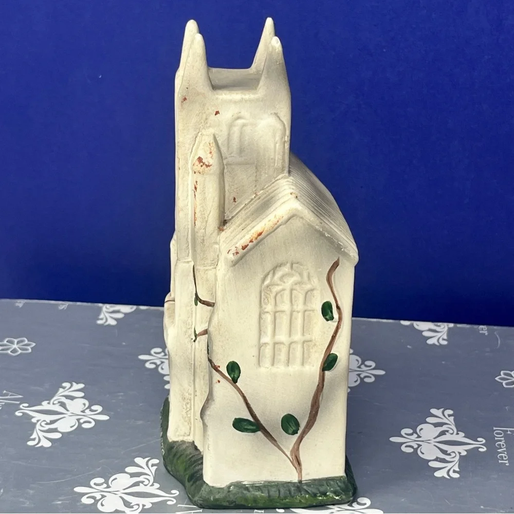 Canterbury Cathedral vintage 5” Bisque Ceramic Souvenir United Kingdom